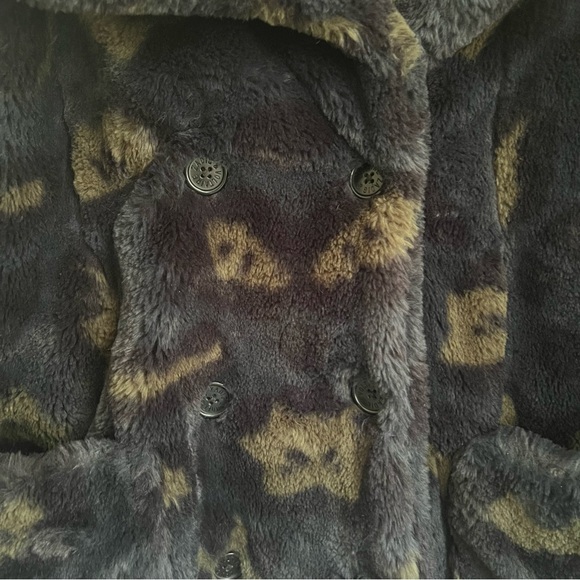 Zadig & Voltaire Miles Leo Faux-Fur Camouflage Coat, SIZE M - Picture 5 of 6